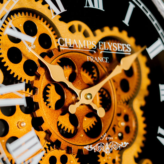 Champs Elysees France Gear clock