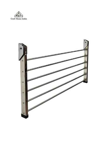 Stainless Steel Wall Mounted Cloth Drying Stand/Cloth Stand for Drying Clothes Foldable/Cloth Drying Stand Wall Mounted/Clothes Stand for Drying