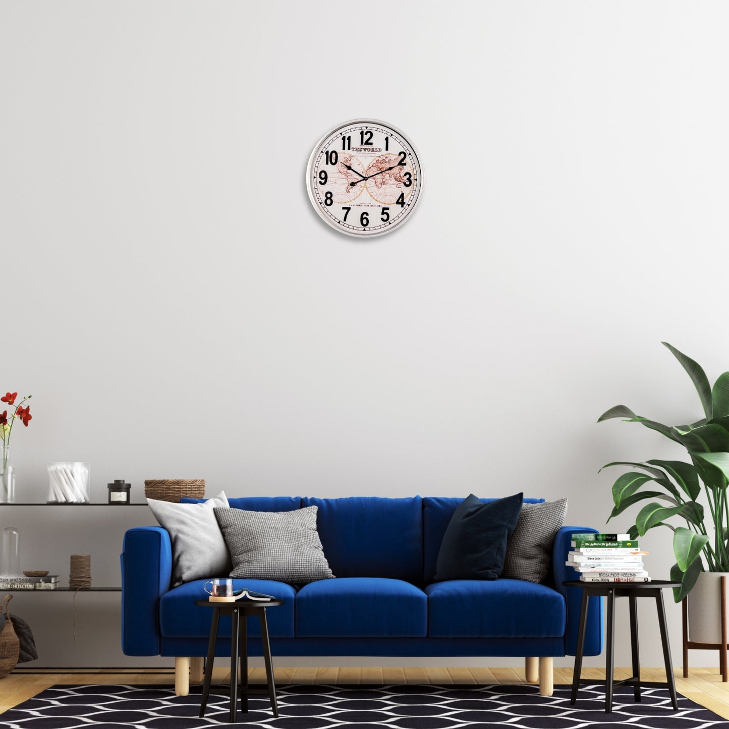 White World Globe Numeric