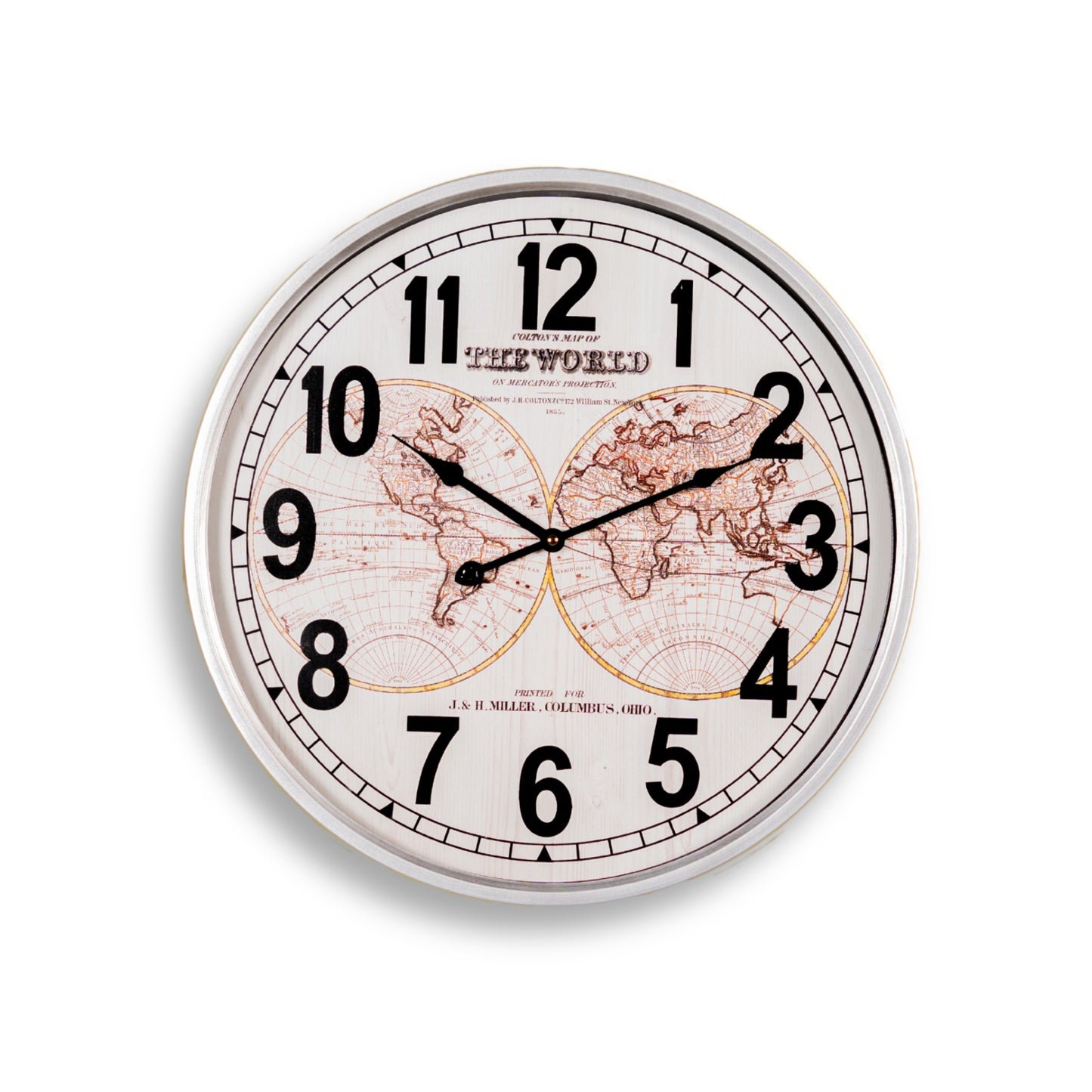 White World Globe Numeric