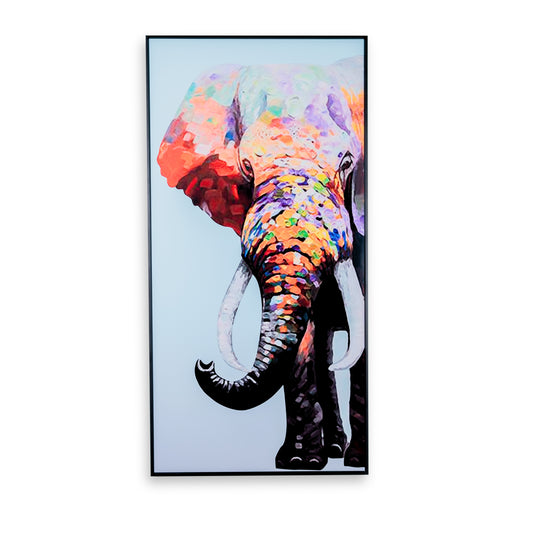 Vastu Friendly Color ful Elephant Wall Painting for Home and Office: Perfect Home Décor