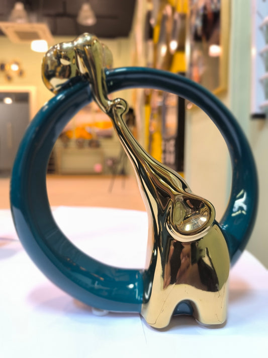 Elephants Playing with calf