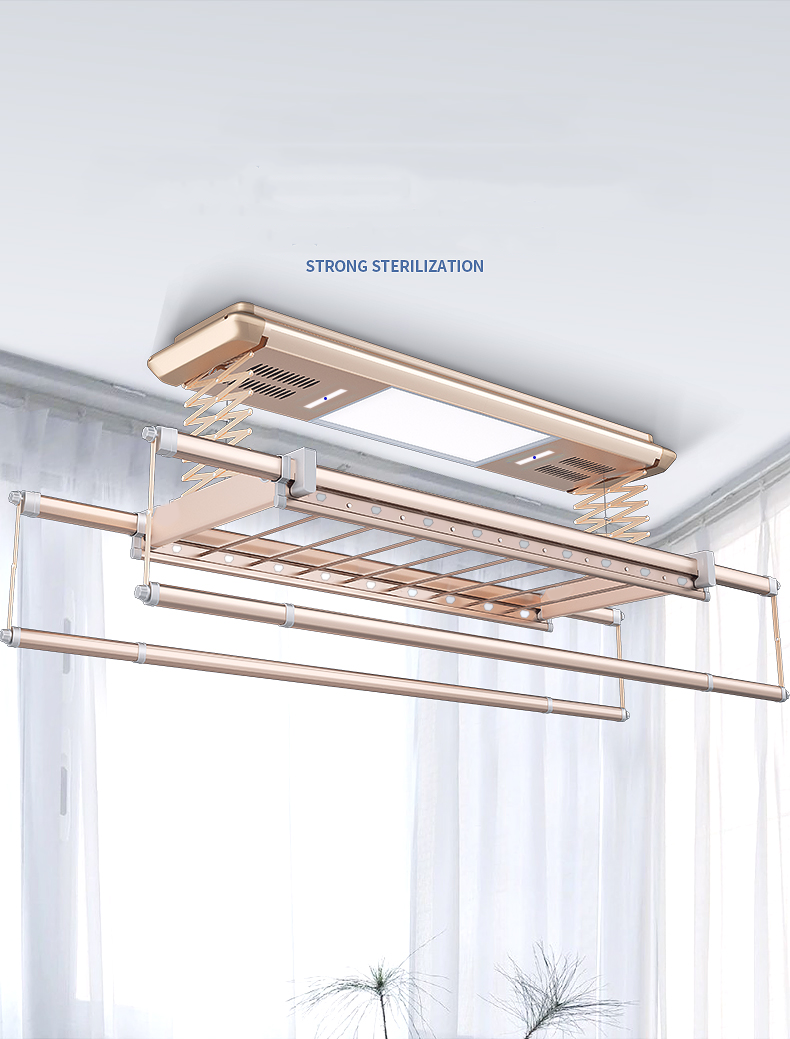 Sky Ventures Intelligent Electric Cloth Dryer Voice Operated Multi Functional With Fan(5 yr Motor Warranty)