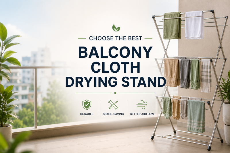 How to Choose the Best Balcony Cloth Drying Stand for Modern Homes