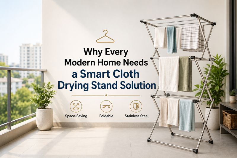 Why Every Modern Home Needs a Smart Cloth Drying Stand Solution
