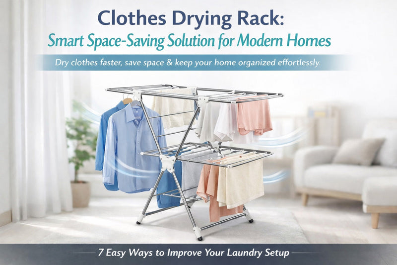 Clothes Drying Rack: 7 Easy Ways to Save Space & Dry Clothes Faster ✨