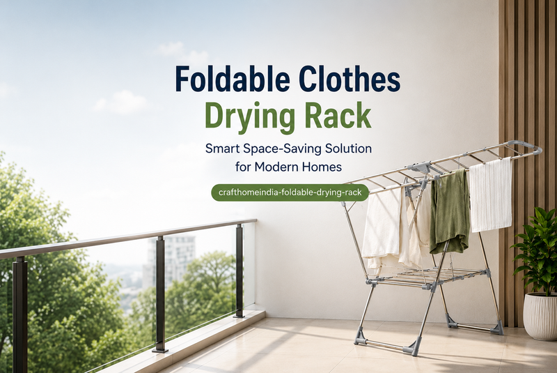 Foldable Clothes Drying Rack: Smart Space-Saving Solution for Modern Homes ✔