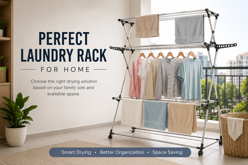 How to Choose the Perfect Laundry Rack for Home Based on Family Size and Space