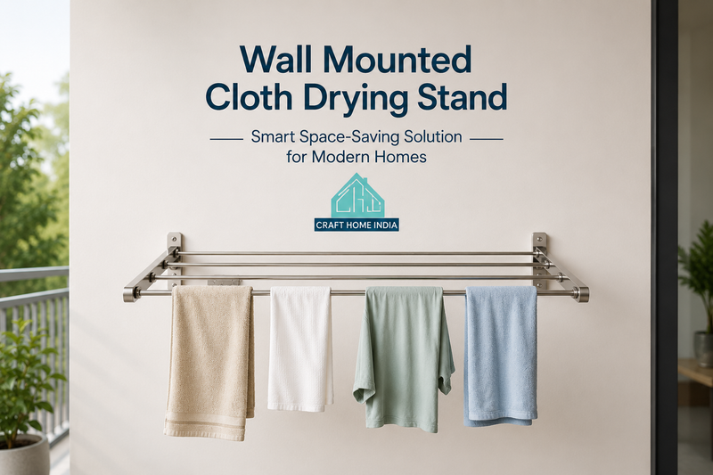 Wall Mounted Cloth Drying Stand: Smart Space-Saving Solution for Modern Homes ✔