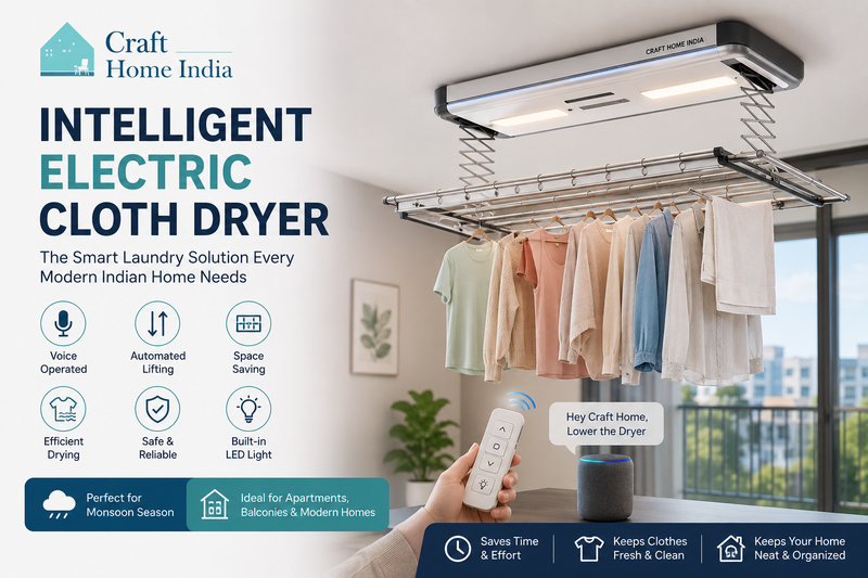 Intelligent Electric Cloth Dryer: The Smart Laundry Solution Every Modern Indian Home Needs