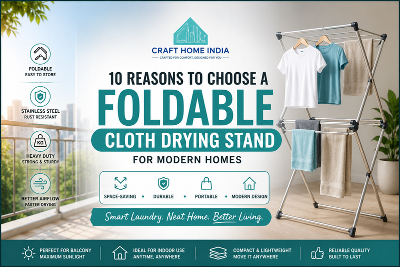 Foldable Cloth Drying Stand: The Ultimate Space-Saving Laundry Solution for Modern Homes