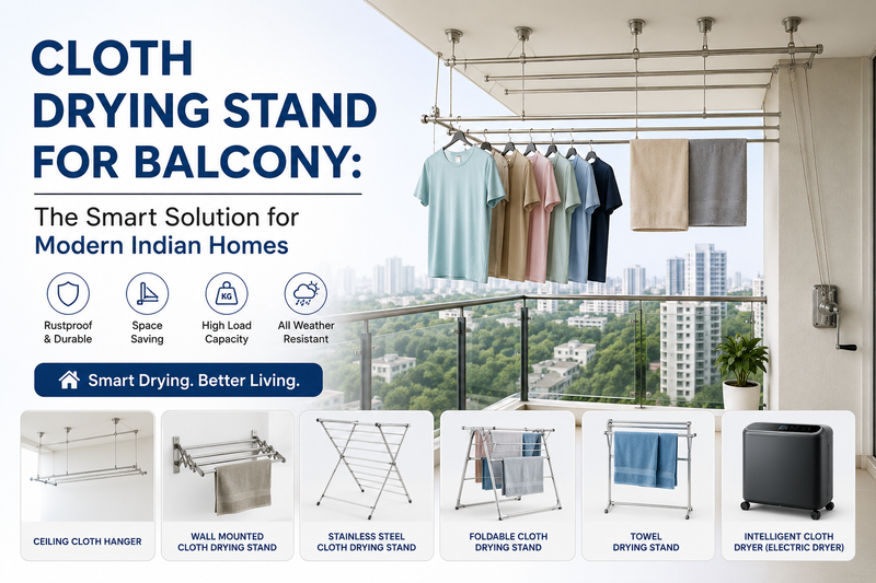 Cloth Drying Stand for Balcony: The Smart Solution for Modern Indian Homes