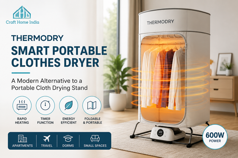 Thermodry Smart Portable Clothes Dryer: A Modern Alternative to a Portable Cloth Drying Stand