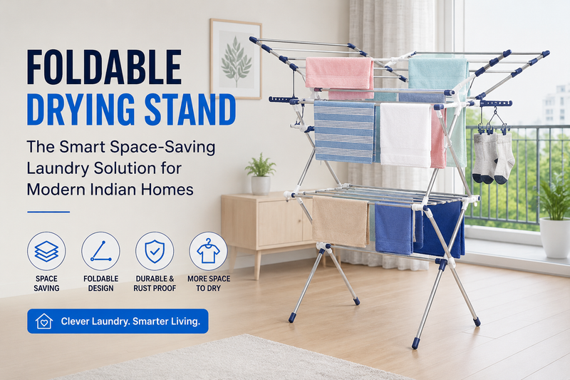 Foldable Drying Stand: The Smart Space-Saving Laundry Solution for Every Indian Home