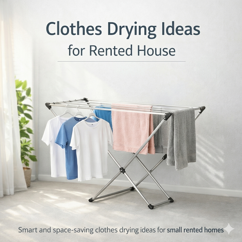 Clothes Drying Ideas for Rented House: Top 10 Smart & Practical Solutions
