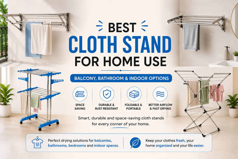 Best Cloth Stand for Home Use: Balcony, Bathroom & Indoor Options
