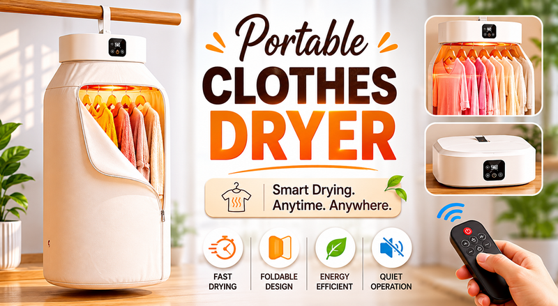 Thermodry Smart Portable Clothes Dryer: The Perfect Drying Solution for Modern Homes
