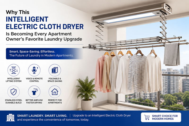 Why This Intelligent Electric Cloth Dryer Is Becoming Every Apartment Owner’s Favorite Laundry Upgrade