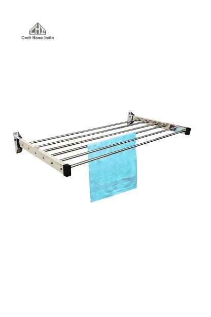 Stainless Steel Wall Mounted Cloth Drying Stand/Cloth Stand for Drying Clothes Foldable/Cloth Drying Stand Wall Mounted/Clothes Stand for Drying