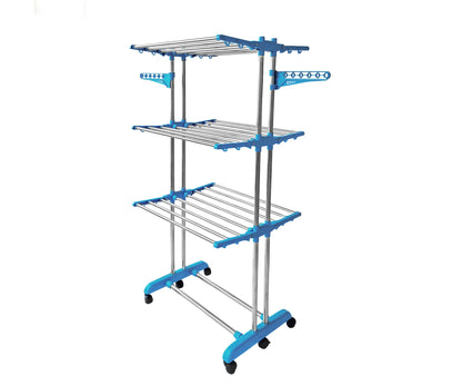 Jumbo 3 Tier 2 Pole Stainless steel