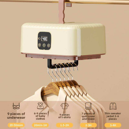 Sky Ventures Thermodry Smart Portable Clothes Dryer, Rapid Heating, Foldable Electric Heater with Timer, Energy-Efficient Travel-Friendly Design for Apartments, Travel, Dorms & Small Spaces (600W)