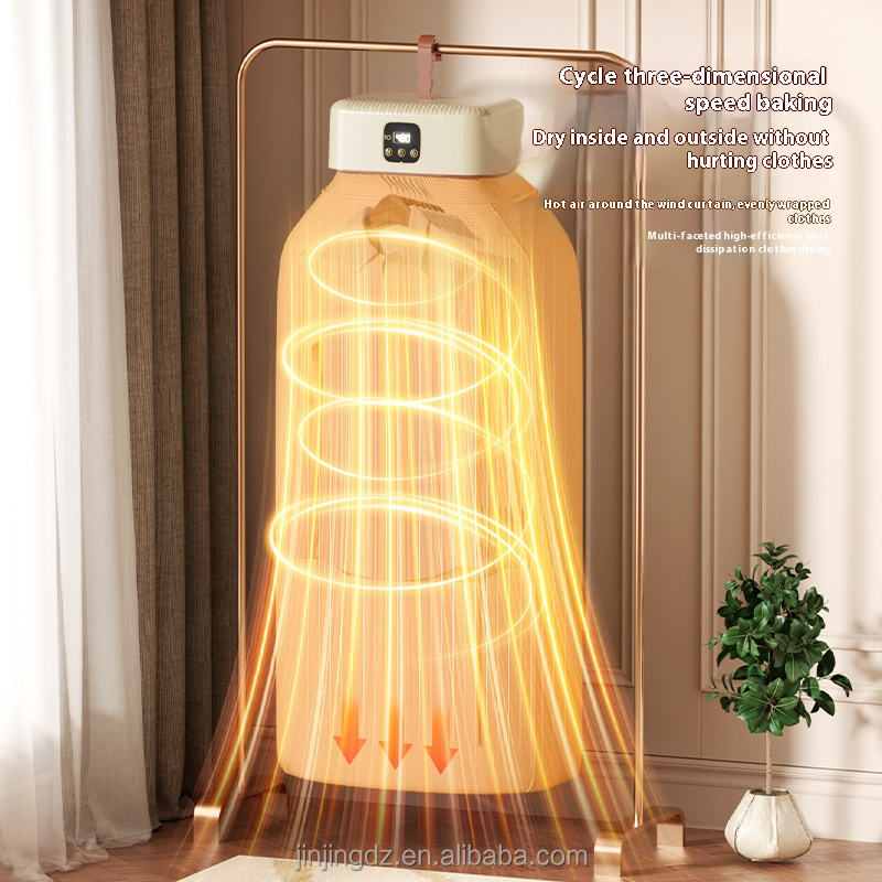 Sky Ventures Thermodry Smart Portable Clothes Dryer, Rapid Heating, Foldable Electric Heater with Timer, Energy-Efficient Travel-Friendly Design for Apartments, Travel, Dorms & Small Spaces (600W)