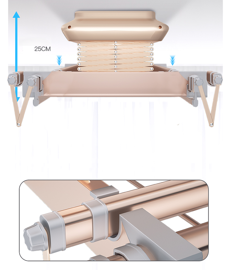 Sky Ventures Intelligent Cloth Dryer Voice Operated Heater Functional (5 yr Motor Warranty)