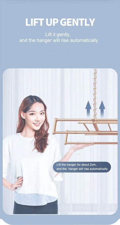 Intelligent Cloth Dryer Remote & Voice Operated (Horizontal Lines)