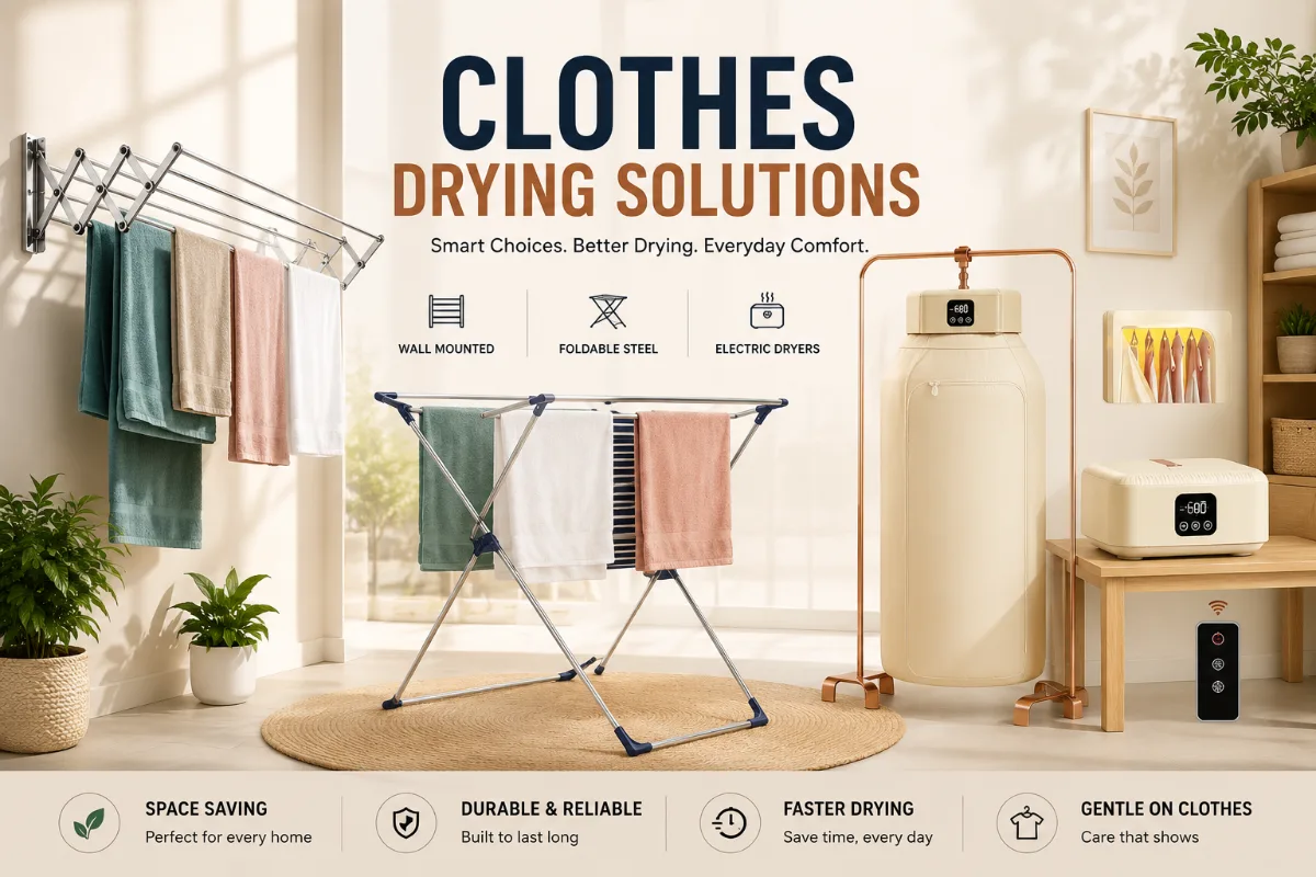 Best Clothes Drying Solutions for Indian Homes