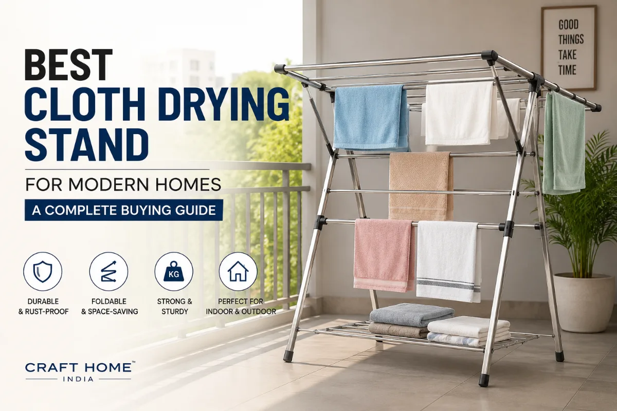 Best cloth drying stand for home with clothes